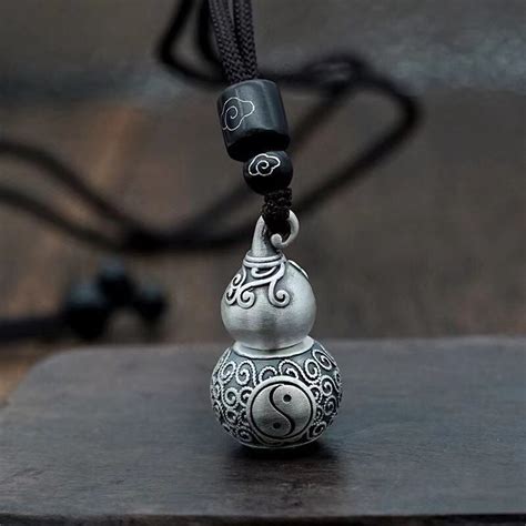 Jual Kalung Botol Motif Yin Yang Kalung Tali Liontin Bentuk Labu