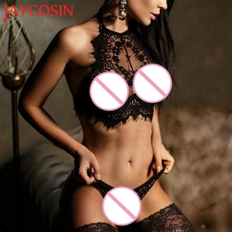 Fashion Women Sexy Lingerie Lace Flowers Push Up Top Bra Pants Underwear Set Bra Brief