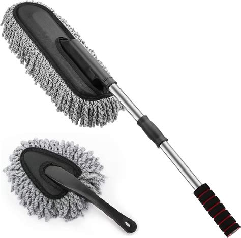 Ksp Home Super Soft Microfiber Car Duster Exterior With Extendable