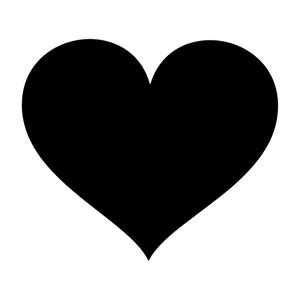 Full Black Heart Transparent Png Stickpng