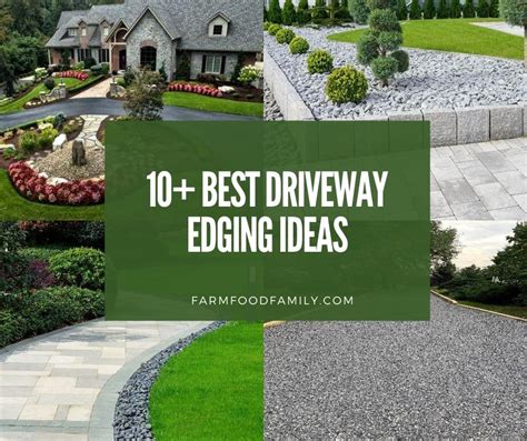 10+ Cheap Driveway Edging Concepts & Designs (Gravel, Asphalt,..) - The ...