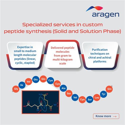 Aragen Custom Peptide Synthesis Service Solid Solid And Hybrid Aragen Life Sciences Posted