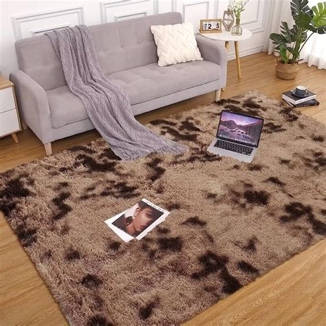 WhizMax 6 X 9 Shag Area Rug Modern Plush And Thick Fluffy Rug Non