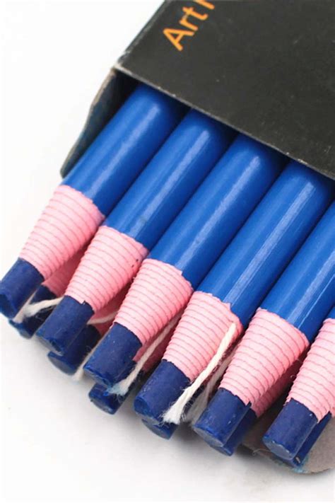 Tailors Chalk Pencil For Wig Caps Sewing 12 Pcs Chalk Pencil Colored