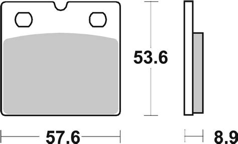 SBS FRICTION Sinter Front Brake Pads Kenma