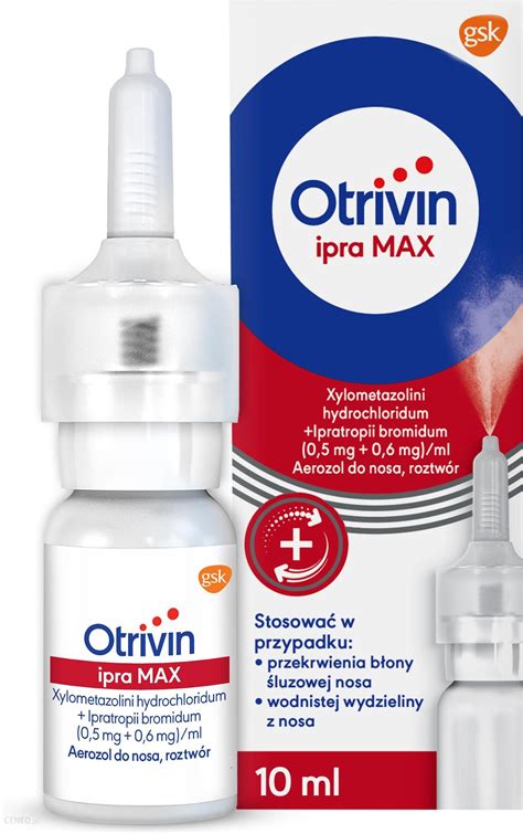 Otrivin Ipra Max Mg Mg Aerozol Do Nosa Ml Opinie I Ceny Na