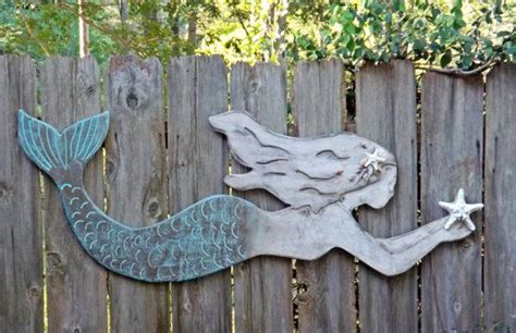 Mermaid Decor Wood Mermaid Wall Decorindoor Outdoor Mermaid Mermaid Wall Art Mermaid Decor