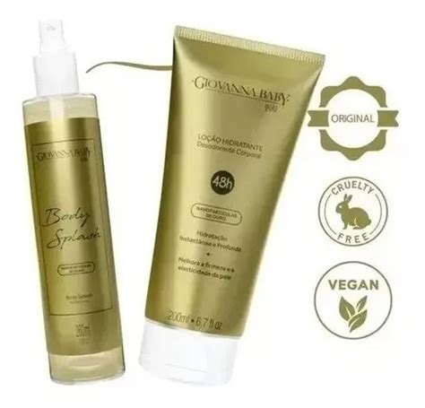 Kit Giovanna Baby Gold Body Splash Loci N Hidratante Mercadolibre