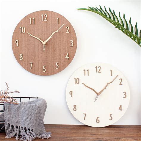 Horloge Murale Design Wood N1 De L Horloge Design