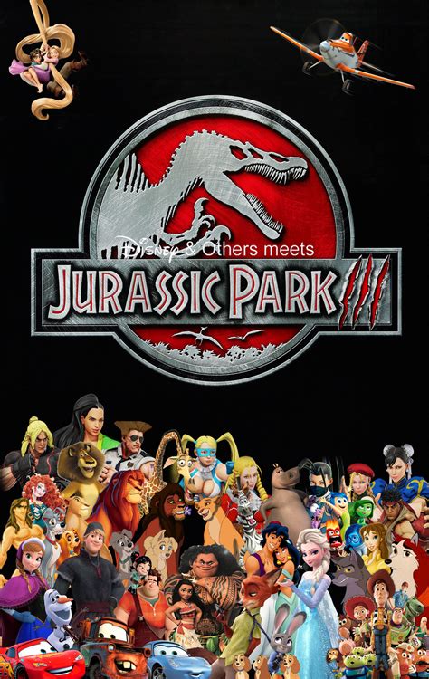 Disney And Others Meets Jurassic Park 3 Cover By Suehazard On Deviantart