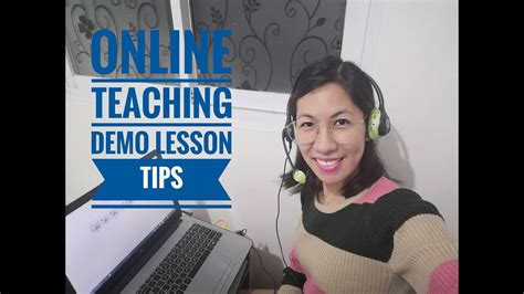 Online Teaching Demo Lesson Tips YouTube