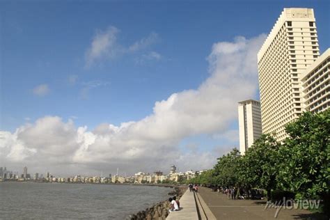 Marine Drive Skyline At Evening Mumbai India Posters For The Wall