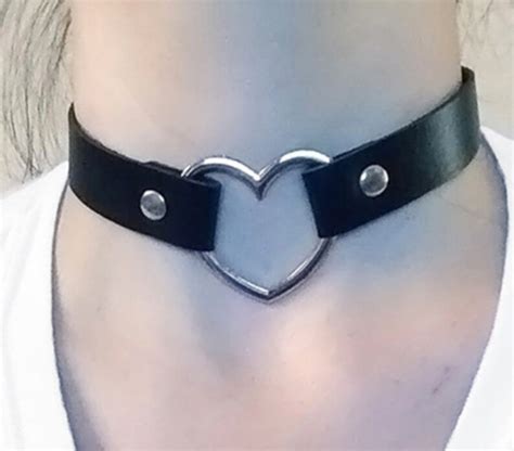 Egirl Heart Choker Etsy