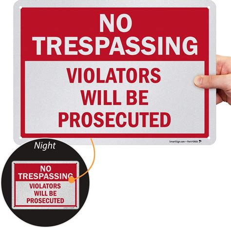 Smartsign 30 X 24 Inch “private Property No Trespassing