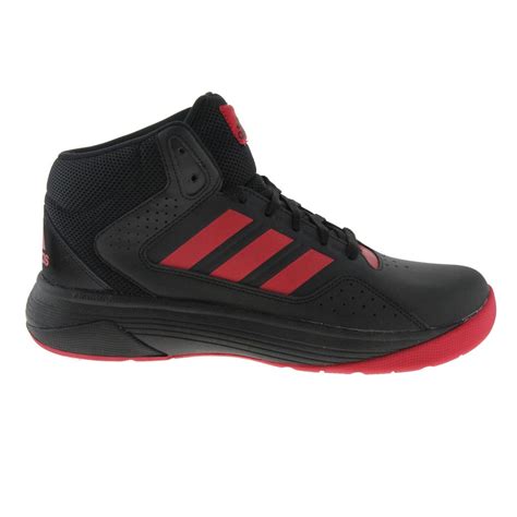 Zapatilla Baloncesto Adidas Cloudfoam Mid Negra Y Roja Basketspiritcom