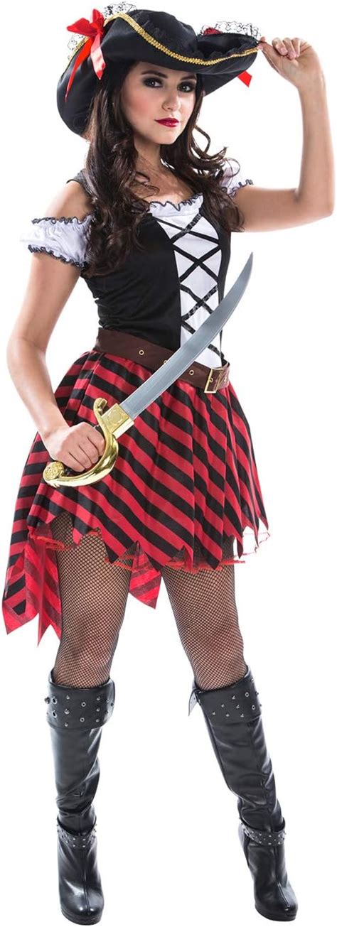 Morph Pirate Costume Adult Womens Pirate Costume Pirate Fancy Dress Pirate Outfit Women Ladies