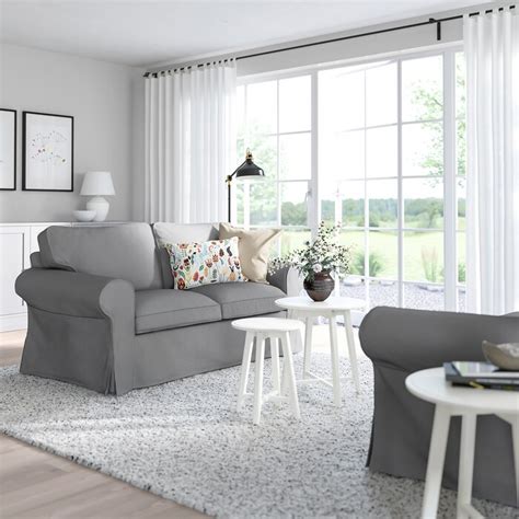 Ektorp 2 Seat Sofa Remmarn Light Grey Ikea