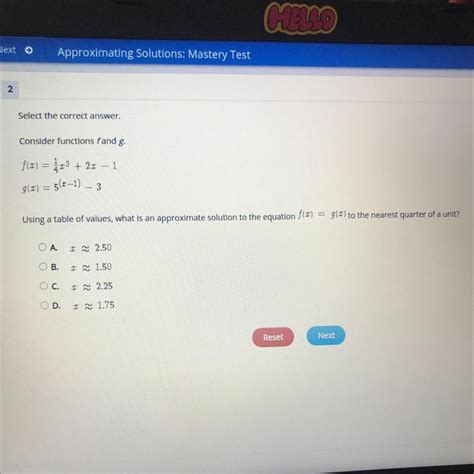 Free Select The Correct Answer Consider Functions Fand G Fx 14 X3 2x 1 Gx 5x 1