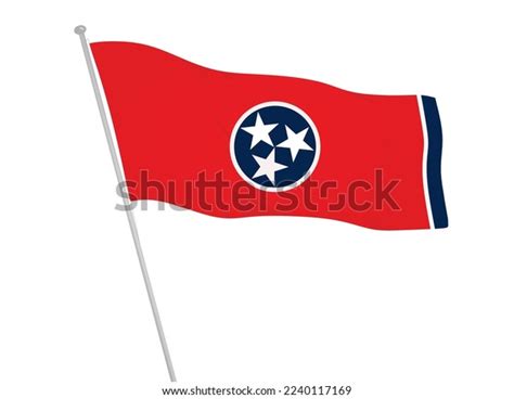 Tennessee Flag Map Vector Illustration Stock Vector (Royalty Free ...