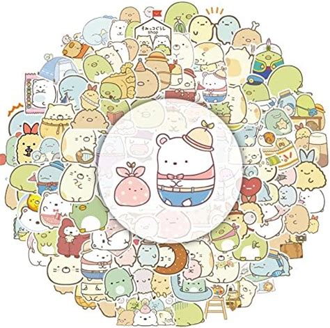 Amazon Kawaii Sumikko Gurashi Stickers Pcs Cute Cartoon