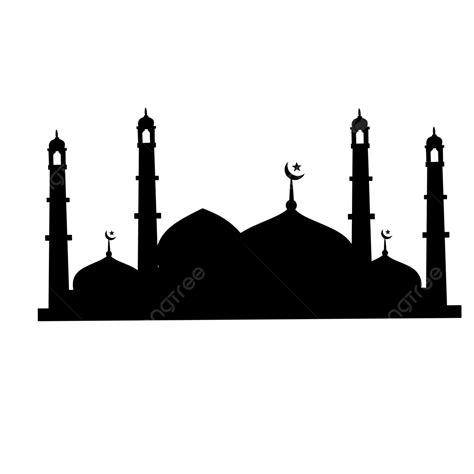 Mosque Painting Silhouette Png Transparent Silhouette Of A Mosque