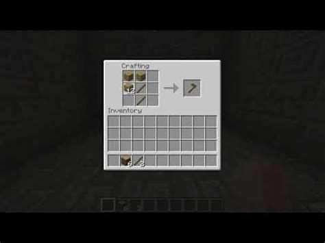 How To Make A Wooden Axe In Minecraft YouTube