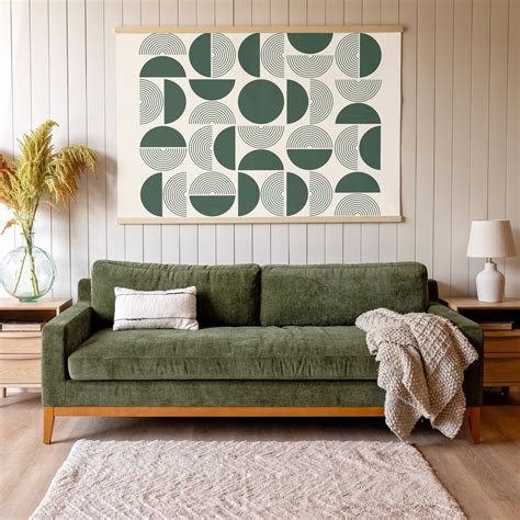 Extra Large Geometric Wall Art Mid-century Geometric Art Modern ...