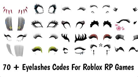 Best Eye Lashes Codes For Berry Avenue Brookhaven Rp Bloxburg And Other Roblox Rp Games Youtube