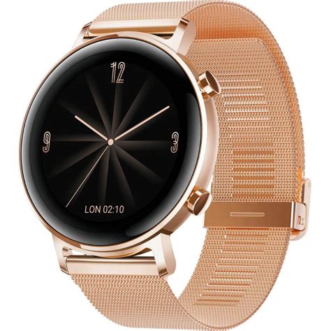 Huawei GT 2 Smart Watch Elegant Edition Rose Gold 42mm At Mighty