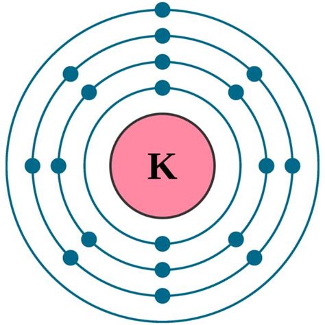 Potassium electron configuration | Potassium atom, Electron ...