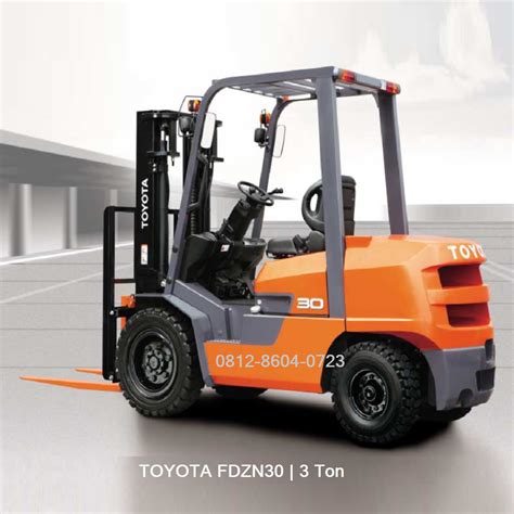 Toyota Forklift Fdzn30 3 Ton Call 0812 8604 0723