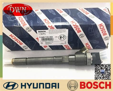 33800 27800 Hyundai Excavator Engine Bosch Fuel Injector 0445110253 0445110254 0445110726