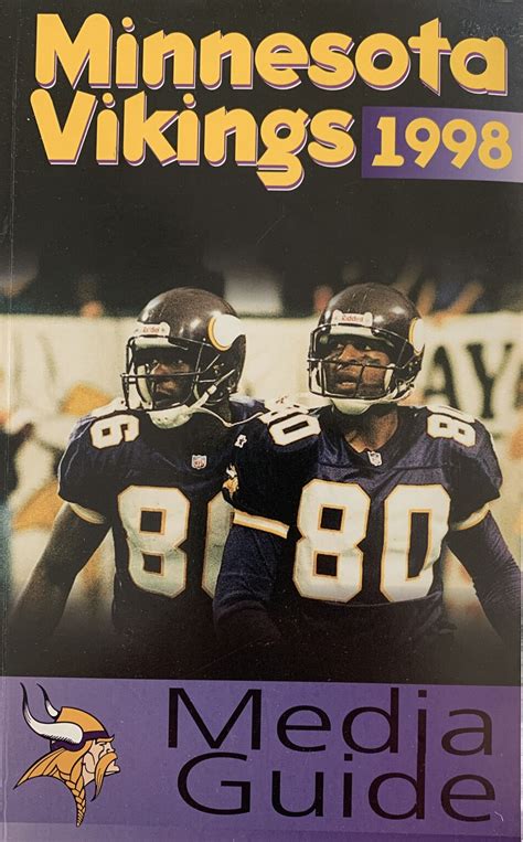 Vikings 1998 Media Guide Cover (Minnesota) : Minnesota Vikings : Free ...