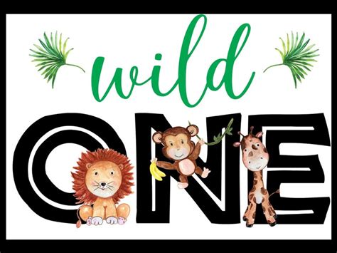 Wild One Birthday Png Instant Dowload For Vinyl Transfer Etsy Canada