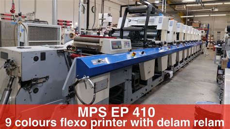 Mps Ep Colours Flexo Label Press From Delam Relam