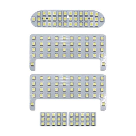 トヨタ ヴォクシー ノア エスクァイア 80系 前期 後期 LED ルームランプ 5点セット ZWR ZRR 専用設計 室内灯 カスタムパーツ