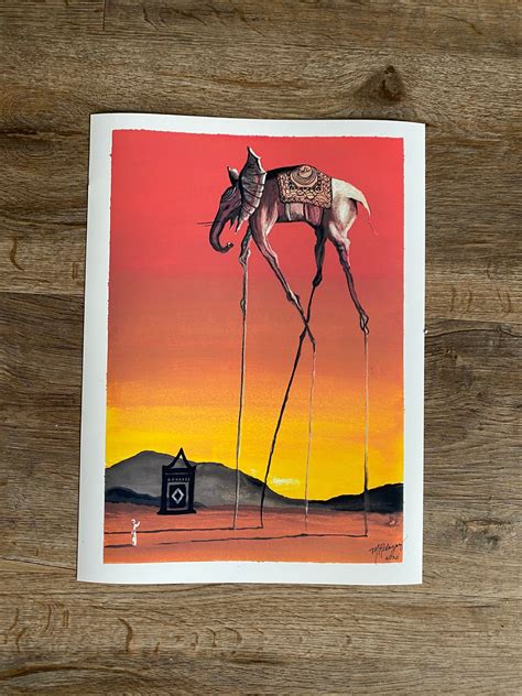 The Elephants Inspired by Salvador Dali - Etsy