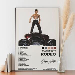 Travis Scott Poster Travis Scott Rodeo Poster Rodeo Album - Etsy