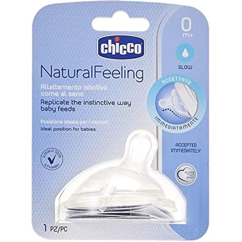 Chicco Natural Feeling Teat With Anti Colic Effect Angled Nipple For