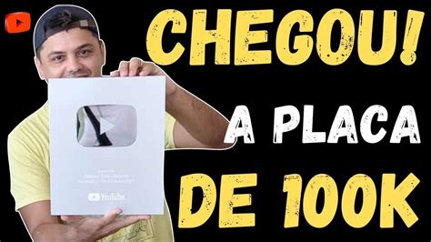 PLACA DE 100 MIL INSCRITOS CHEGOU UNBOXING YoutubeCreatorAwards