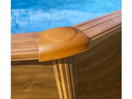 Piscina Desmontable Gre Mauritius Circular De Acero Aspecto Madera