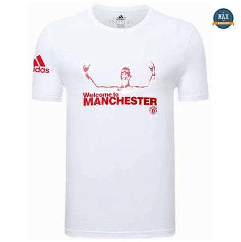 Max Maillot Foot Manchester United Cristiano Ronaldo Blanc