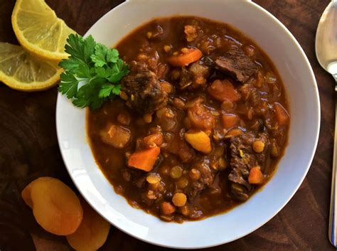 Moroccan Beef And Lentil Stew Recipe