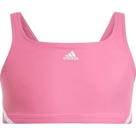 Kid Friendly ADIDAS 3 Stripes Bikini Girls Pink Fusion Top Quality