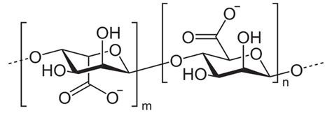 Chemical Structure Of Alginates Download Scientific Diagram