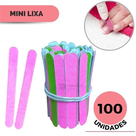 Lixas De Unha Mini Descart Veis Manicure Pedicure Cm Monolo