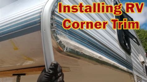 The Final Step Installing Rv Corner Trim On Truck Camper Youtube