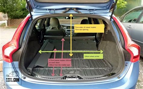 Volvo V60 Camper Boot Size Camping Conversions Nimble Camper