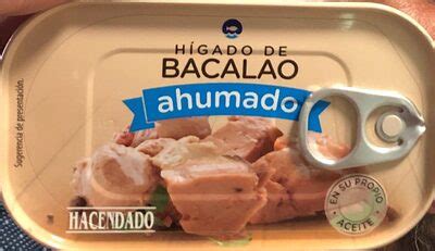 Hígado de bacalao ahumado Hacendado de Mercadona Info precio y