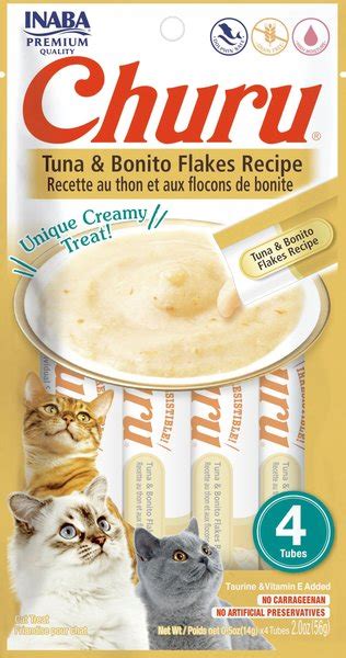 INABA Churu Tuna With Bonito Flakes Recipe Creamy Puree Grain Free